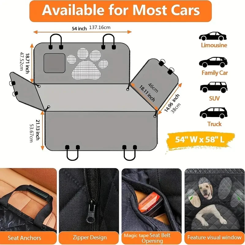 Viagem Sem Manchas - capa impermeavel instalada no carro
