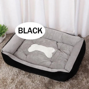 Ninho Macio – Cama de Algodão Antiderrapante para Cães e Gatos