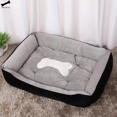 Ninho Macio – Cama de Algodão Antiderrapante para Cães e Gatos