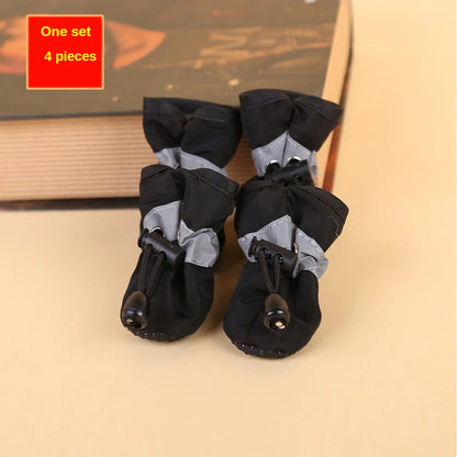 Botas Impermeáveis para Cão — Kit 4 Unidades, Proteção e Conforto para Patas Sensíveis