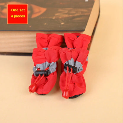 Botas Impermeáveis para Cão — Kit 4 Unidades, Proteção e Conforto para Patas Sensíveis