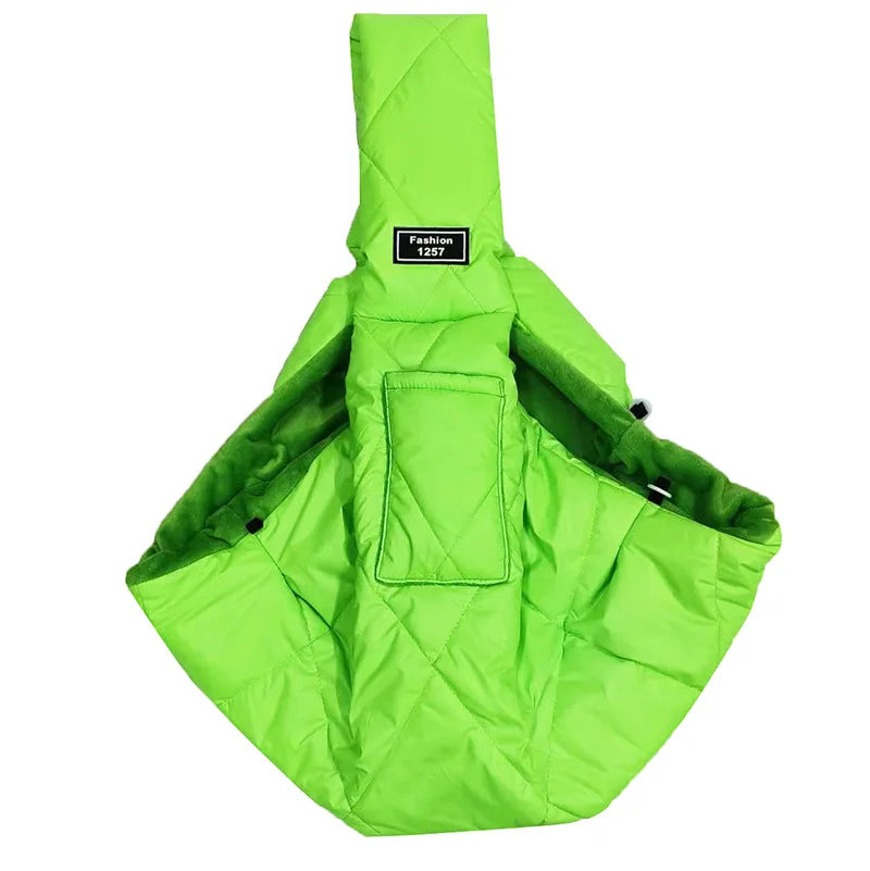 Sempre Perto - bolsa usada como mochila
