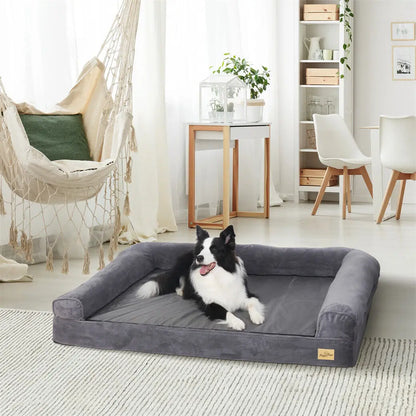 Descanso Merecido - cama ortopédica extra grande para cão idoso