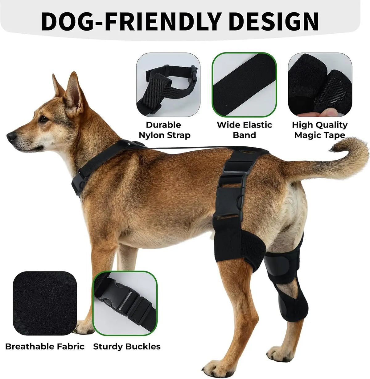 Firme e Flexível - detalhe da joelheira em neoprene