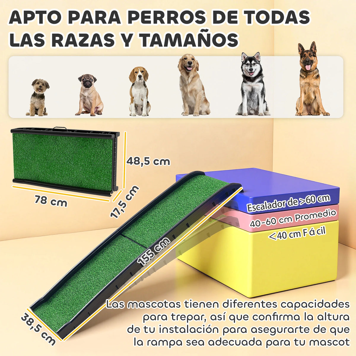 Rampa Fácil - laterais elevadas em detalhe