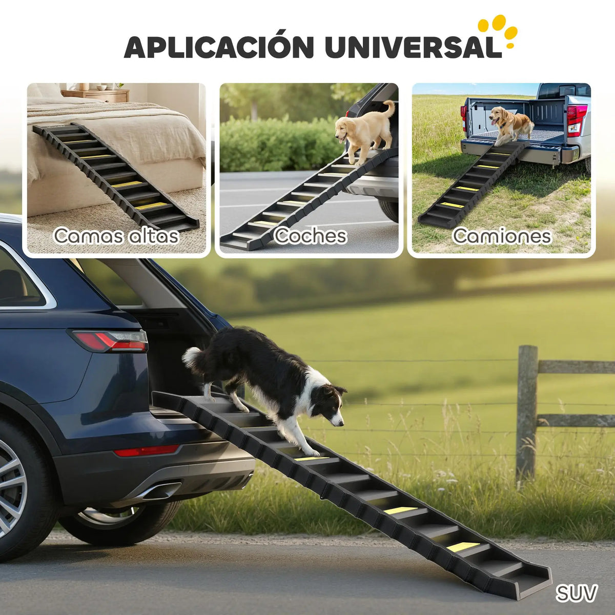 Degraus Seguros - escada dobrada para transporte